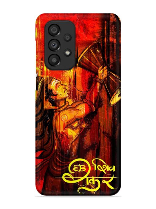 Illustration Lord Shiva Snap Case for Samsung Galaxy A33 (5G) Zapvi