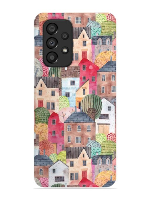 Abstract Seamless Pattern Snap Case for Samsung Galaxy A33 (5G) Zapvi