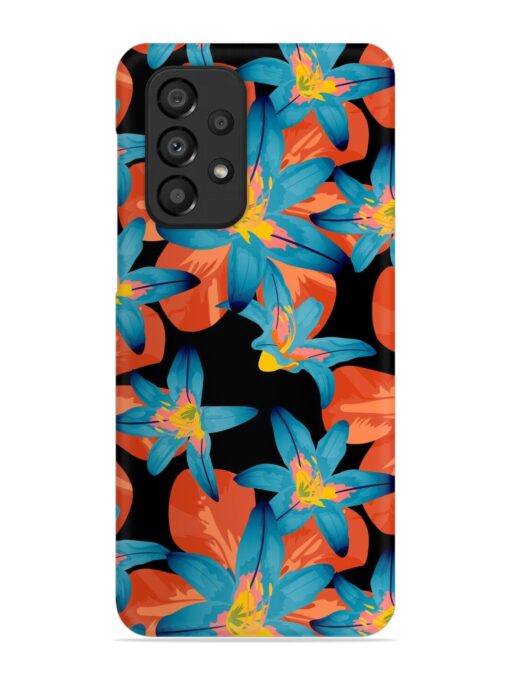 Philippine Flowers Seamless Snap Case for Samsung Galaxy A33 (5G) Zapvi