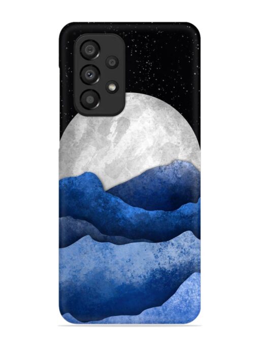 Full Moon Mountain Vector Snap Case for Samsung Galaxy A33 (5G) Zapvi