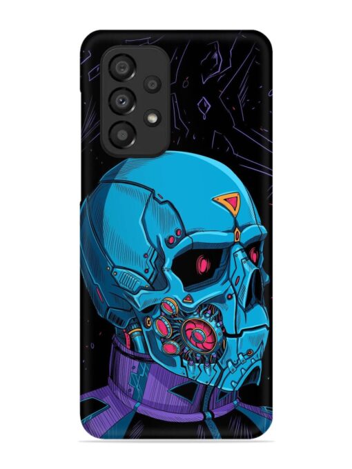 Skull Robo Vector Snap Case for Samsung Galaxy A33 (5G) Zapvi