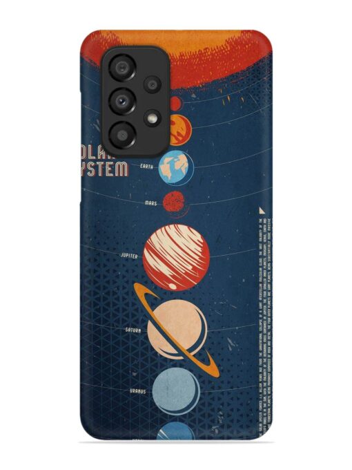 Solar System Vector Snap Case for Samsung Galaxy A33 (5G) Zapvi