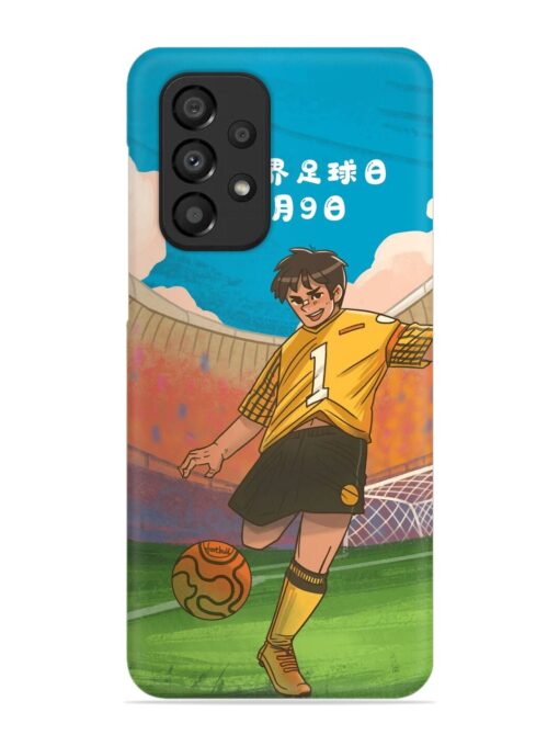 Soccer Kick Snap Case for Samsung Galaxy A33 (5G)