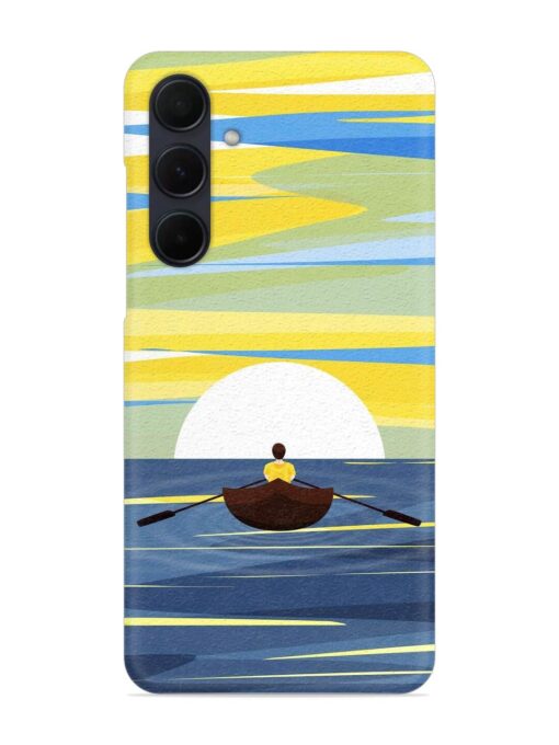 Rowing Person Ferry Paddle Snap Case for Samsung Galaxy A35 (5G) Zapvi