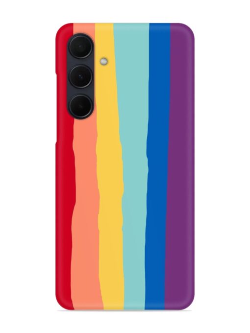 Rainbow Genuine Liquid Snap Case for Samsung Galaxy A35 (5G) Zapvi