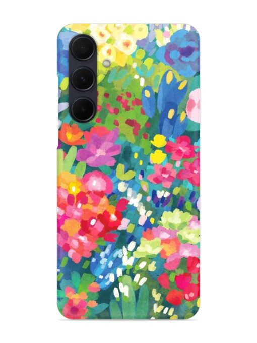 Watercolor Flower Art Snap Case for Samsung Galaxy A35 (5G)