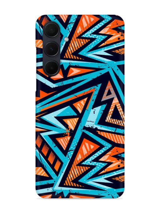 Abstract Seamless Grunge Snap Case for Samsung Galaxy A35 (5G) Zapvi