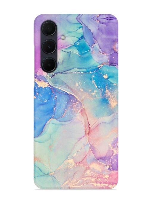 Alcohol Ink Colors Snap Case for Samsung Galaxy A35 (5G) Zapvi