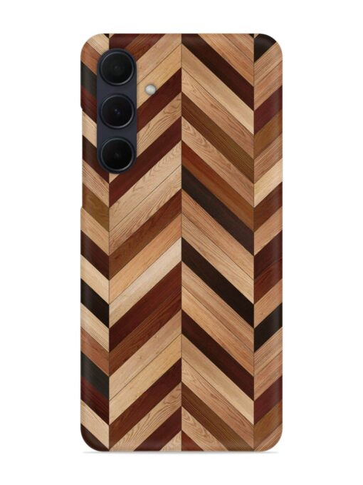 Seamless Wood Parquet Snap Case for Samsung Galaxy A35 (5G) Zapvi