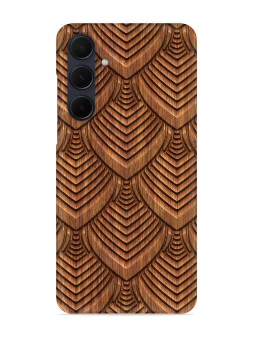 Carved Pattern On Snap Case for Samsung Galaxy A35 (5G)