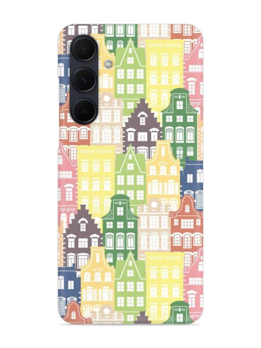 Seamless Shapes Pattern Snap Case for Samsung Galaxy A35 (5G) Zapvi