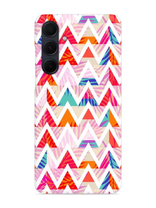 Abstract Triangle Background Snap Case for Samsung Galaxy A35 (5G) Zapvi