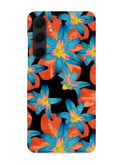 Philippine Flowers Seamless Snap Case for Samsung Galaxy A35 (5G)