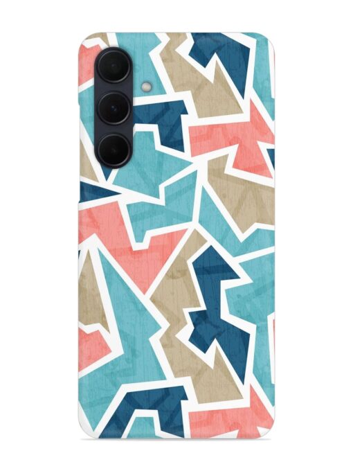 Vintage Geometric Triangle Snap Case for Samsung Galaxy A35 (5G)