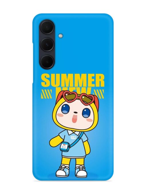 Summer Mew Cartoon Snap Case for Samsung Galaxy A35 (5G) Zapvi