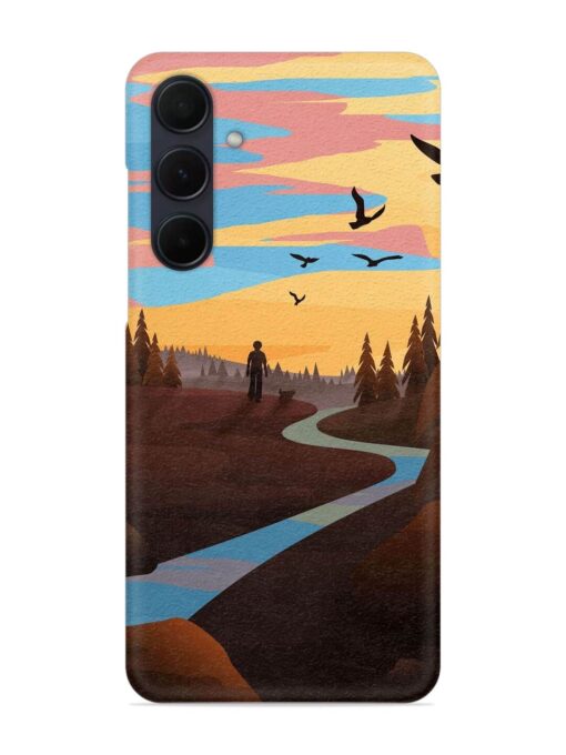 Natural Landscape Art Snap Case for Samsung Galaxy A35 (5G) Zapvi