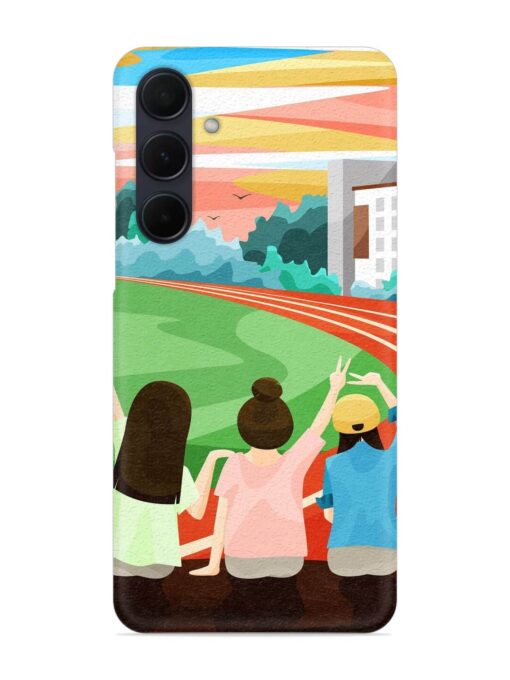 School Playground Snap Case for Samsung Galaxy A35 (5G) Zapvi