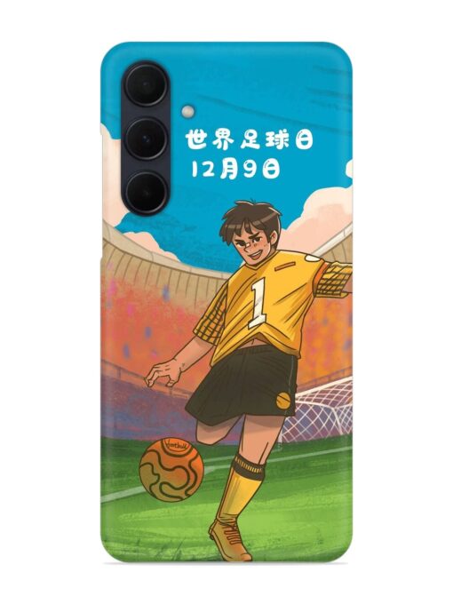 Soccer Kick Snap Case for Samsung Galaxy A35 (5G) Zapvi