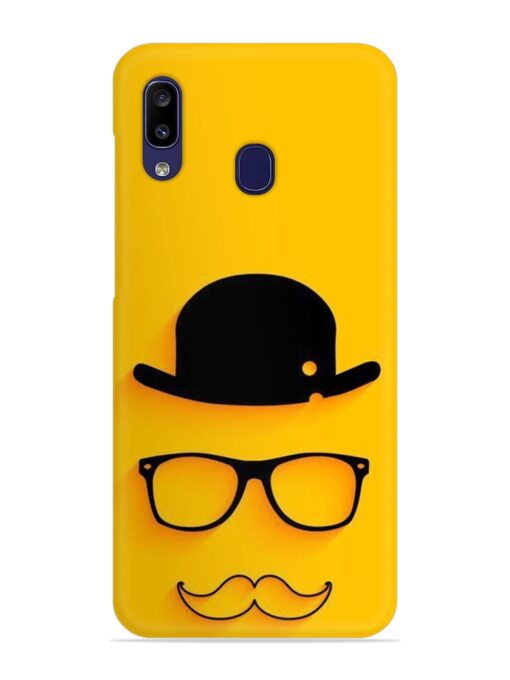 Classic Face Vector Snap Case for Samsung Galaxy A40 Zapvi