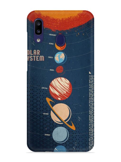 Solar System Vector Snap Case for Samsung Galaxy A40 Zapvi