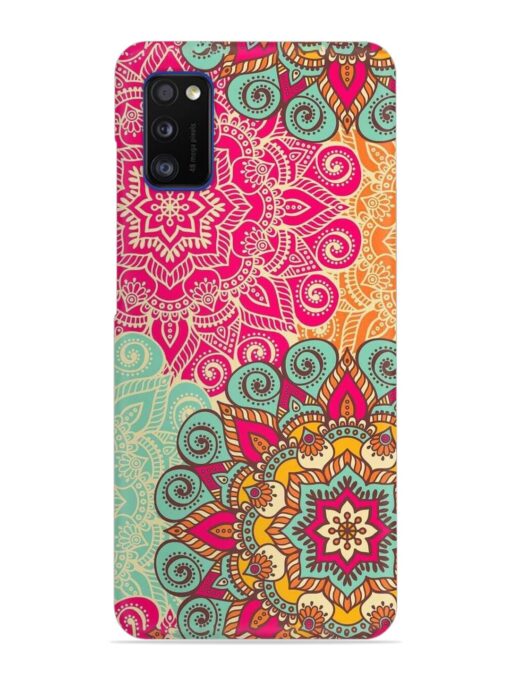 Mandala Seamless Snap Case for Samsung Galaxy A41 Zapvi