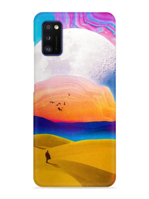 Sandy Desert Snap Case for Samsung Galaxy A41 Zapvi