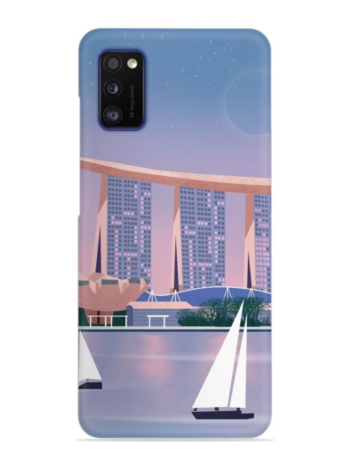 Singapore Scenery Architecture Snap Case for Samsung Galaxy A41 Zapvi