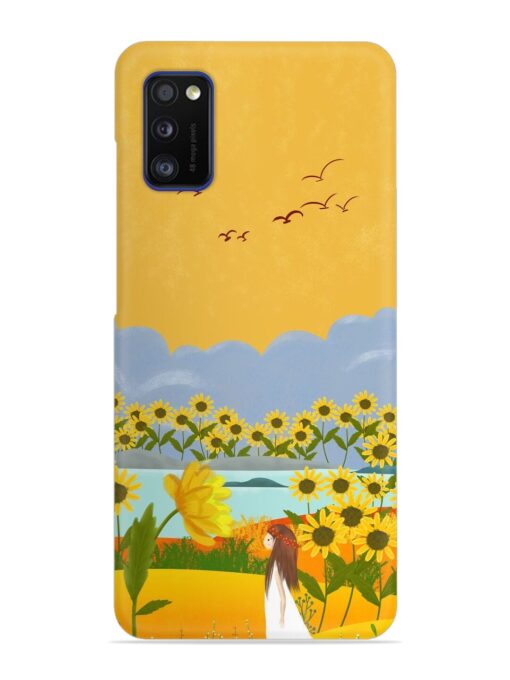 Beginning Of Autumn Snap Case for Samsung Galaxy A41 Zapvi