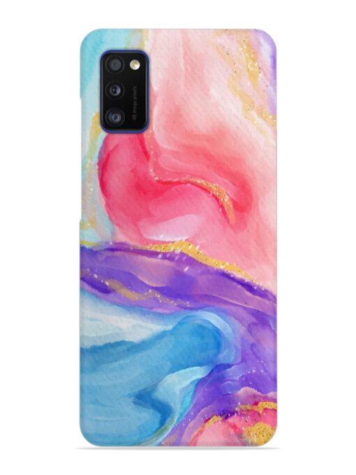 Watercolor Gradient Snap Case for Samsung Galaxy A41 Zapvi