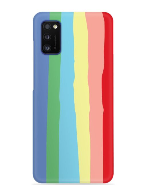 Rainbow Premium Shade Snap Case for Samsung Galaxy A41 Zapvi