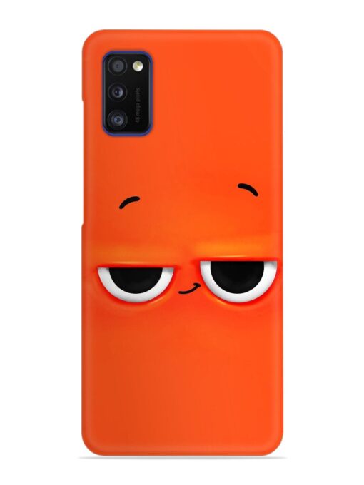 Smiley Face Snap Case for Samsung Galaxy A41 Zapvi