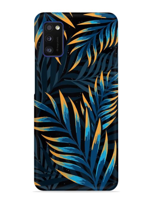 Abstract Leaf Art Snap Case for Samsung Galaxy A41 Zapvi