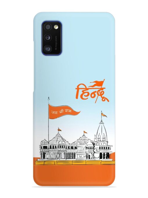 Ram Mandir Hindu Snap Case for Samsung Galaxy A41 Zapvi