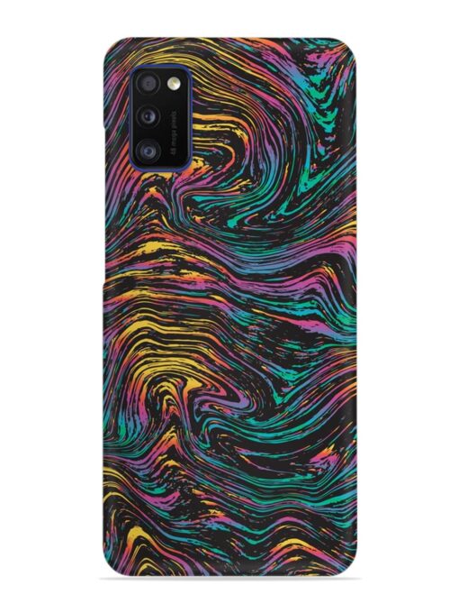 Abstract Liquid Colors Snap Case for Samsung Galaxy A41 Zapvi