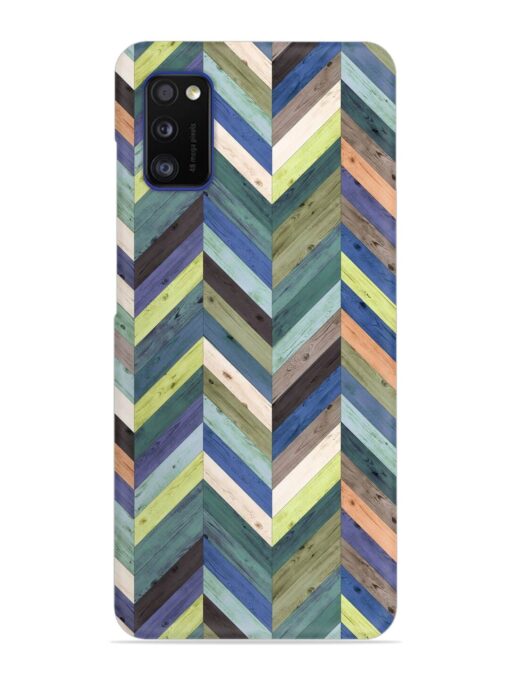 Chevron Random Color Snap Case for Samsung Galaxy A41 Zapvi