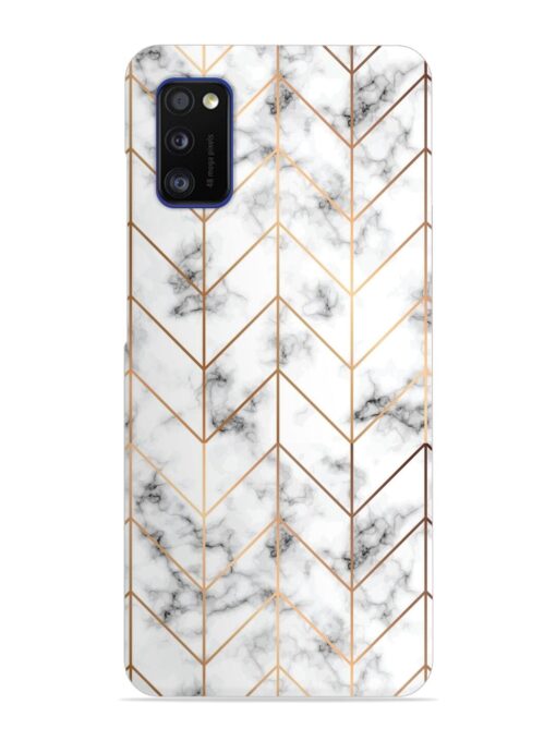 Vector Marble Texture Snap Case for Samsung Galaxy A41 Zapvi