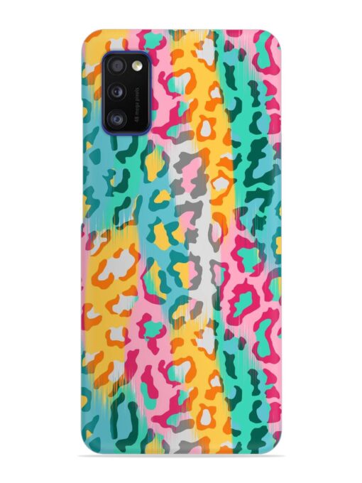 Seamless Vector Colorful Snap Case for Samsung Galaxy A41 Zapvi