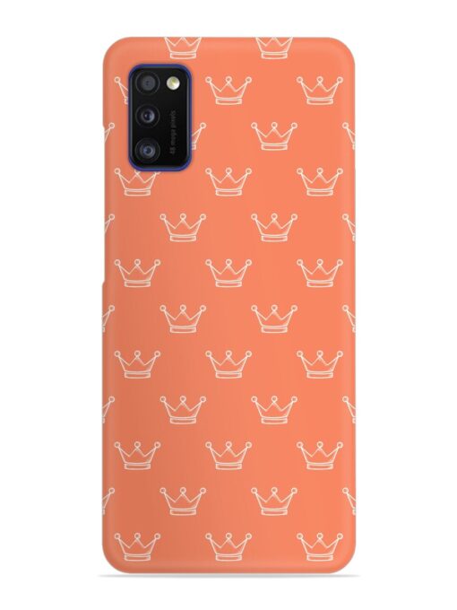 Hand Drawn Crown Snap Case for Samsung Galaxy A41 Zapvi