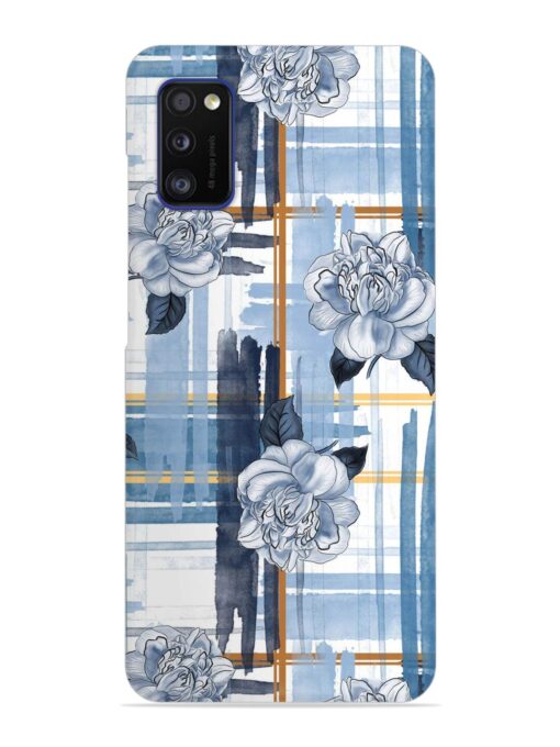 Watercolor Pattern Rose Snap Case for Samsung Galaxy A41 Zapvi