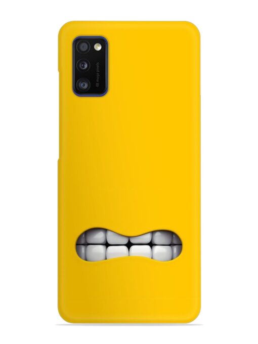 Mouth Character On Snap Case for Samsung Galaxy A41 Zapvi