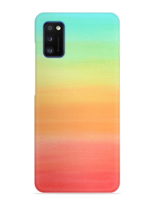 Background Sky Watercolor Snap Case for Samsung Galaxy A41 Zapvi