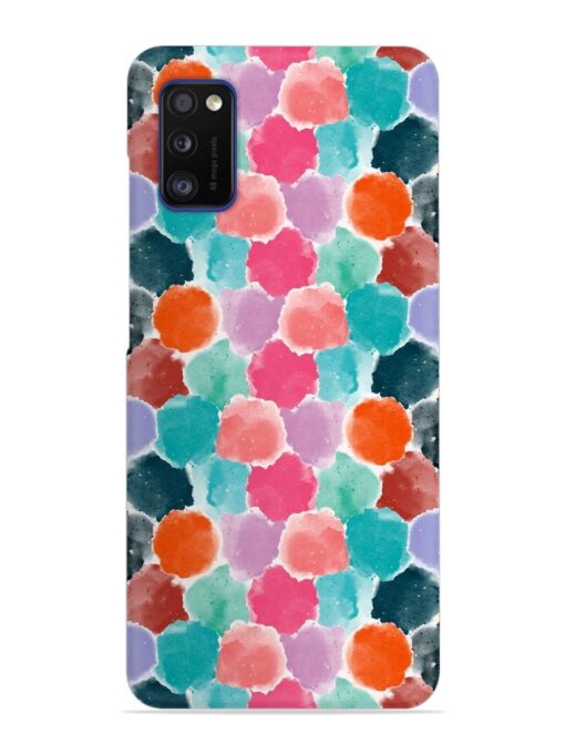 Colorful Seamless Pattern Snap Case for Samsung Galaxy A41 Zapvi