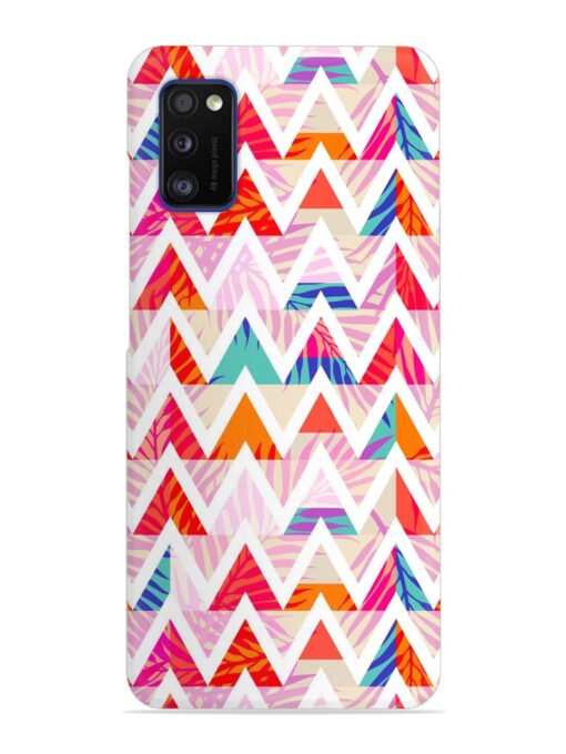 Abstract Triangle Background Snap Case for Samsung Galaxy A41 Zapvi