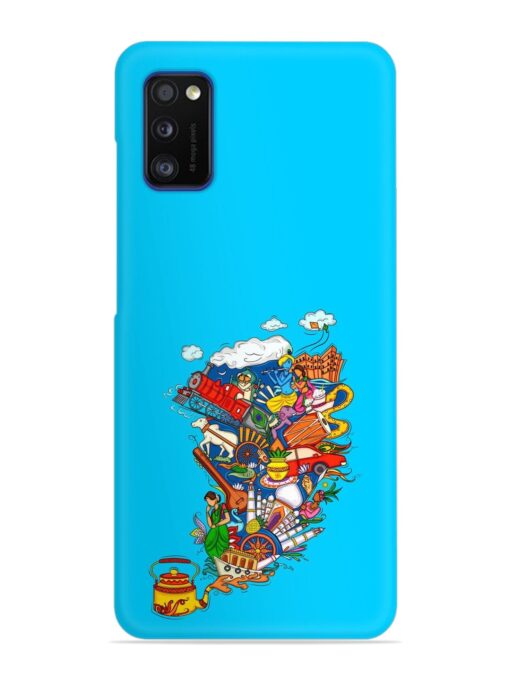 Vector Design Indian Snap Case for Samsung Galaxy A41 Zapvi