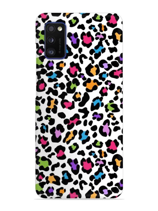 Seamless Leopard Pattern Snap Case for Samsung Galaxy A41 Zapvi