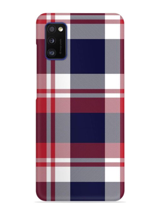 Classic Plaid Tartan Snap Case for Samsung Galaxy A41 Zapvi