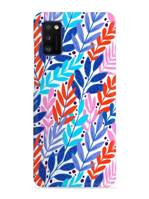 Bright Floral Tropical Snap Case for Samsung Galaxy A41 Zapvi