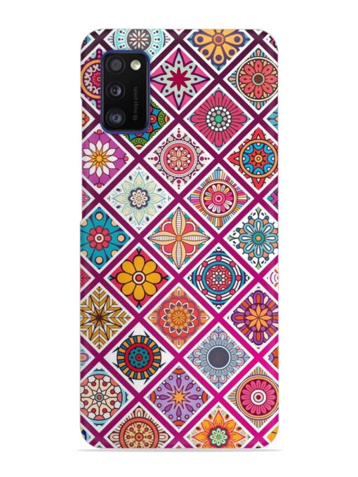 Seamless Tile Pattern Snap Case for Samsung Galaxy A41 Zapvi