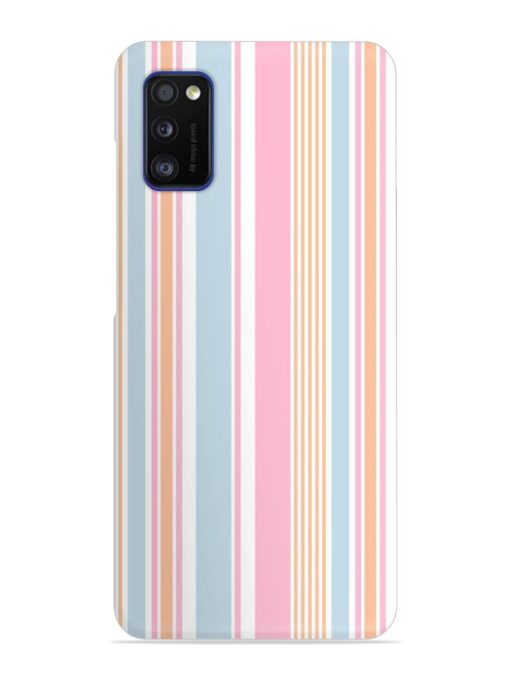 Stripe Seamless Pattern Snap Case for Samsung Galaxy A41 Zapvi