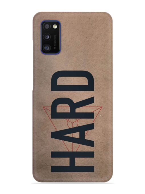 Hard Typo Snap Case for Samsung Galaxy A41 Zapvi